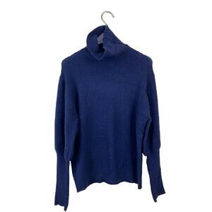 revolve x stitches and stripes navy turtleneck sweater large NWT